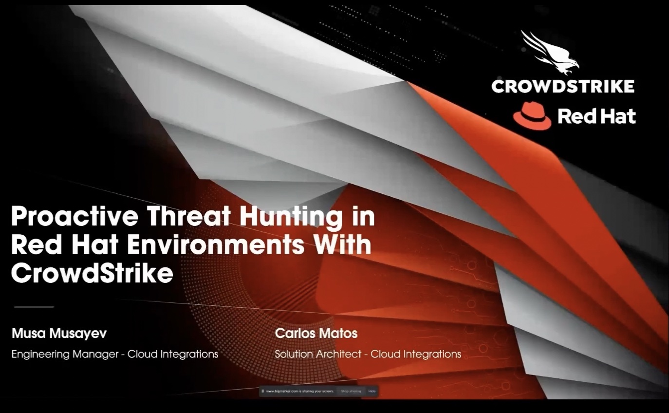 Proactive Threat Hunting In Red Hat Environments With Crowdstrike