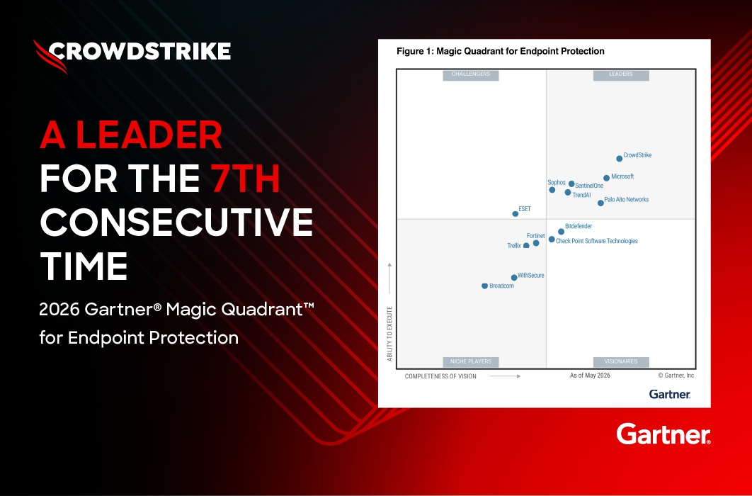 CrowdStrike Named a Leader in 2026 Gartner® Magic Quadrant™ for Endpoint Protection for Seventh Consecutive Time