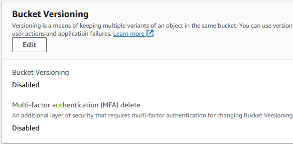 How to Enable Bucket Versioning for S3