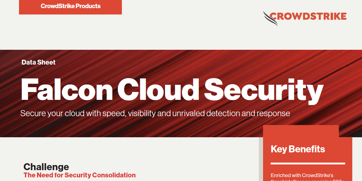 Cloud Security Solution Brief [Download] | CrowdStrike