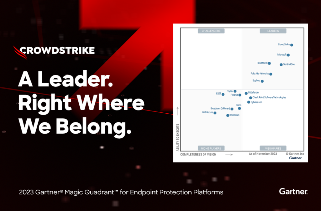 CrowdStrike Named a Leader in 2023 Gartner® Magic Quadrant™ for EPP